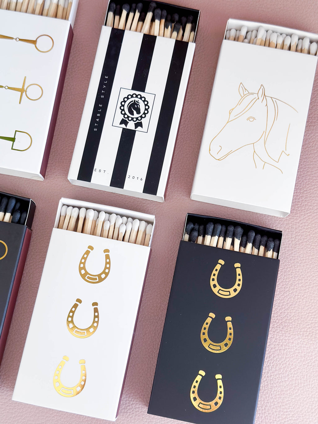 Oversized Striped Matches