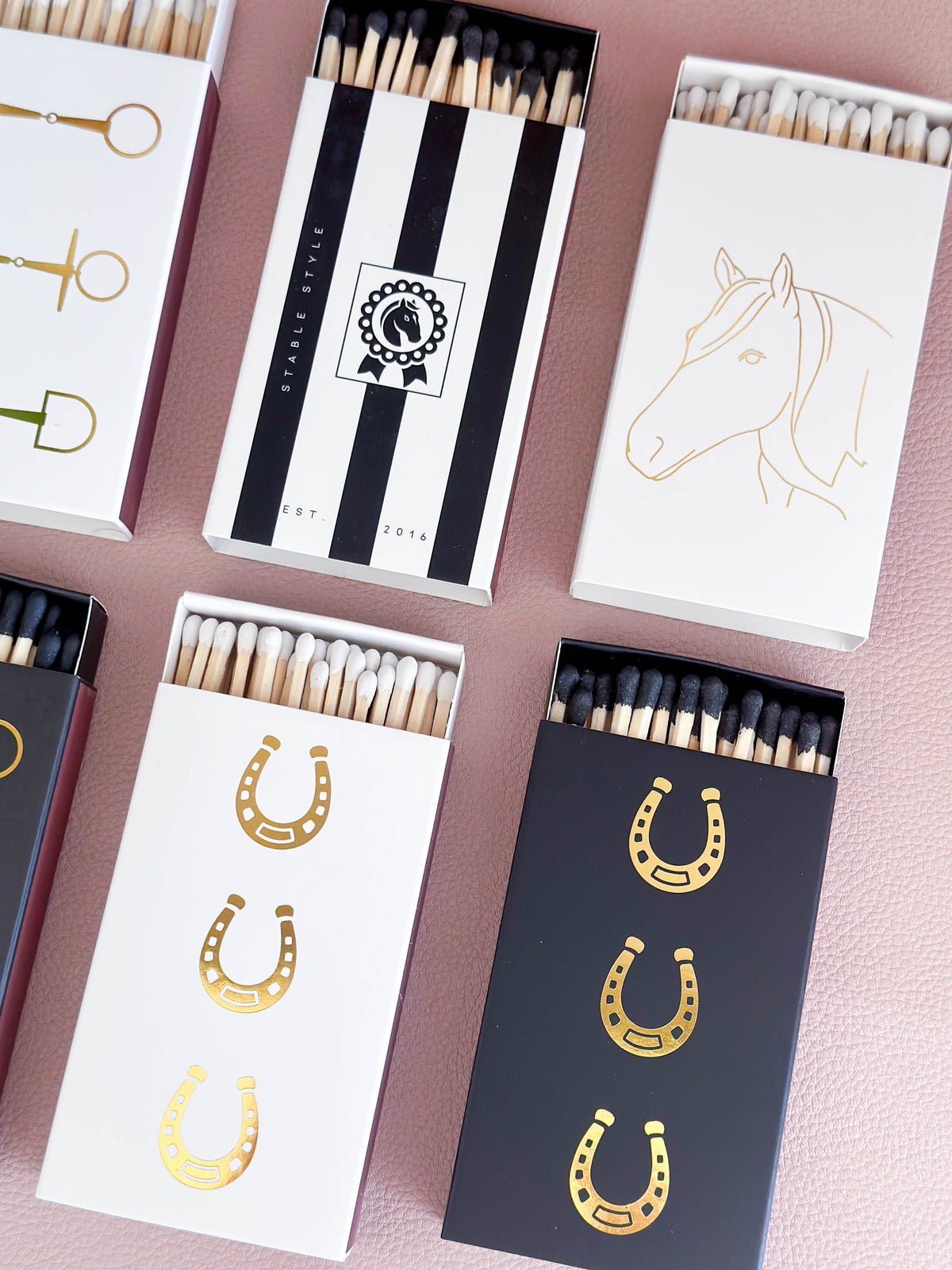 Oversized Striped Matches