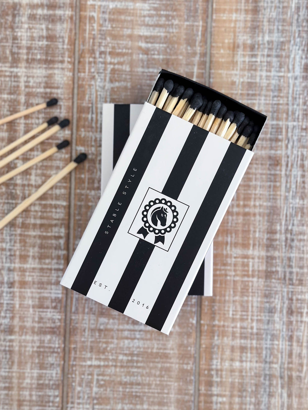 Oversized Striped Matches